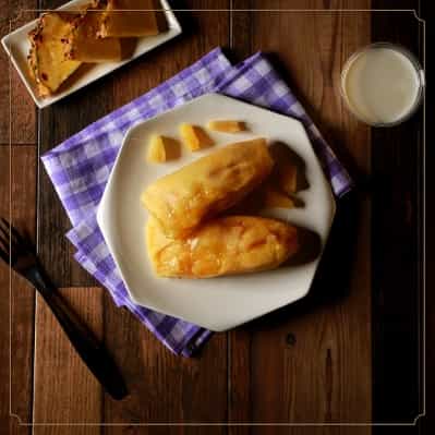 Tamal Flor de Lis de piña